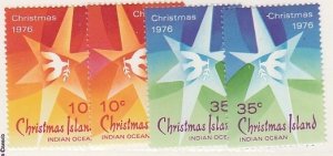CHRISTMAS ISLAND #65-8 MINT NEVER HINGED COMPLETE