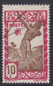 French Guiana-1929 Carib Archer -10c -Mint NH  