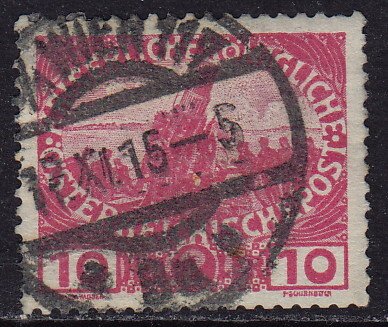 Austria - 1915 - Scott #B5 - used - WIEN 117 pmk