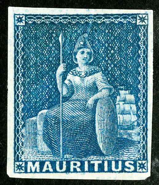 Mauritius Stamps # 18 Unused VF Deep color Scott Value $800.00