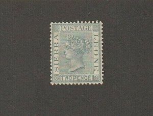 EDSROOM-10439 Sierra Leone 26 H 1884 Key Value Queen Victoria CV$62.50