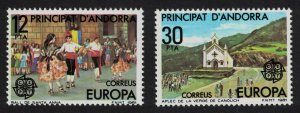 Andorra Sp. Dance Folklore Europa CEPT 2v 1981 MNH SG#131-132