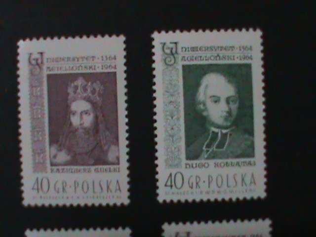 ​POLAND-1964-SC#1226-30 KING CASIMIR III THE GREAT MNH VF COMPLETE SET RARE