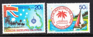 Cocos Keeling Islands 32-33 MNH VF