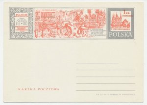 Postal stationery Poland 1973 Nicolaus Copernicus - Astronomer