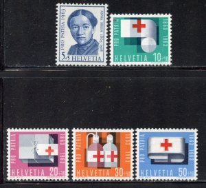 Switzerland # B324-28, Mint Hinge.