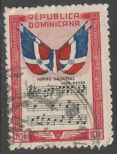 DOMINICAN REPUBLIC C57 VFU FLAG Z3739