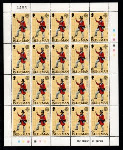 Isle of Man Sc 152-3 1979 Europa stamp set in full sheets mint NH