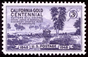 US 954 3c 1948 California Gold Centennial PSAG grade 100 NH