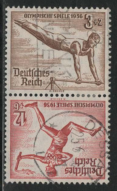 Germany Scott # B82, B86, used, tete beche, Mi # SK28