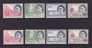 Belgium Congo 1960 people Sc 290-297 set of 8 MNH