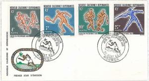 TENNIS FOOTBALL ATHLETICS : FDC NOUVELLE CALEDONIE 1963