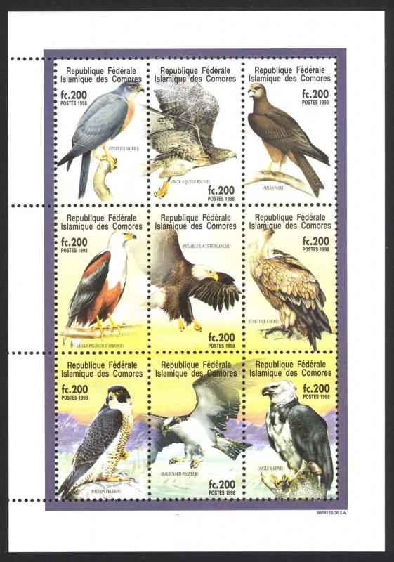 Comoro Islands Sc# 928 MNH 1998 Birds