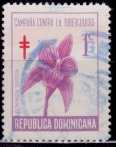 Dominican Republic, 1967, Struggle Against Tuberculosis, 1c, used