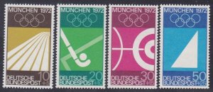1969 Germany 587-590 1972 Olympic Games in Munich