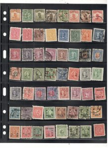 CHINA COLLECTION ON STOCK SHEET MINT/USED