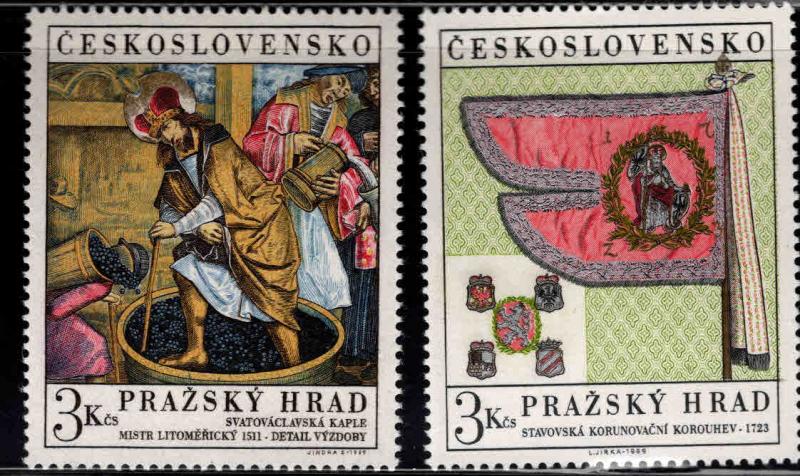 Czechoslovakia Scott 1626-1927 MH* Art stamp