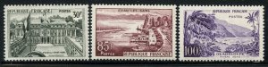 France 1959 Landscapes set Sc# 907-09 NH