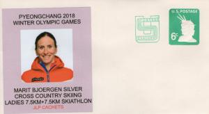 PYEONGCHANG WINTER OLYMPIC GAMES  CROSS COUNTRY SKIING CACHET   FDC4980