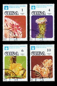 LATIN AMERICA 1978. SCOTT # 2188 - 91. USED. TOPIC: FLOWER - CACTUS