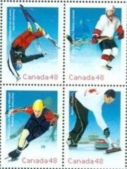 Canada 2002 MNH Stamps Scott 1939a Sport Olympic Games Curling Ice Hockey