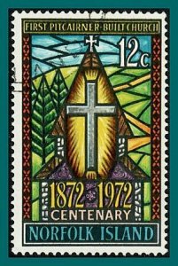 Norfolk Island 1972 First Church, used #151,SG128