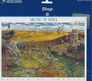 Scott # 3802 Lot C655  Arctic Tundra Pane of 10  self-adhesive   Mint
