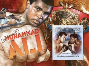 Muhammad Ali Stamps Burundi 2012 MNH Boxing Famous People Joe Frasier 1v S/S