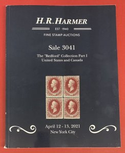 The Bedford Collection of United States & Canada, H.R. Harmer, April 12-13, 2021