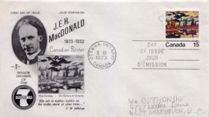 Canada, First Day Cover, Art