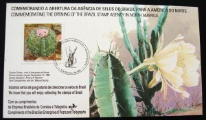 Brazil #1881 Single On Commemorative Card Cacti L6