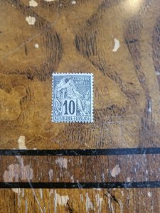 Stamps French Colonies Scott #50 h