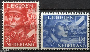 Netherlands; 1942: Sc. # B144-B145: MH Cpl. Set