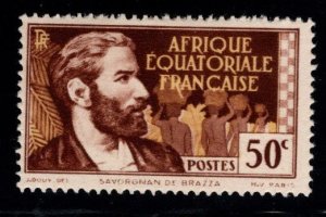 French Equatorial Africa Scott 48 MH* expect similar centering