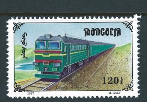 Mongolia Sc#225A-I, K-L 1997 Trains Railroad