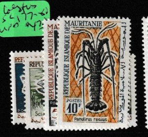 Mauritania Lobsters SC 17-80 MNH (4gad)