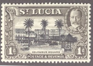 St. Lucia, Scott #96a, MH