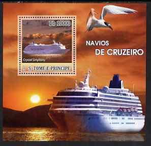 St Thomas & Prince Islands 2007 Cruise Ships - Crysta...