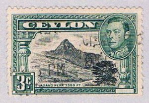 Ceylon 279 Used Adams Peak 1938 (BP36221)