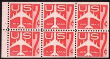 SCOTT # BKC5 FULL BOOKLET SEVEN CENT AIR MAIL GEM MINT NEVER HINGED STUNNING !!