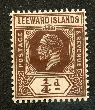 Leeward Islands, Scott #46, Unused, Hinged