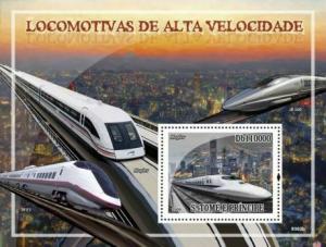 St Thomas - High Speed Trains - Mint Sheet - ST9302b