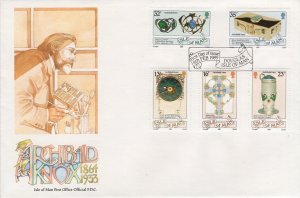 Isle of Man 1989 FDC Sc 384-388 Celtic Works of Art by Archibald Knox