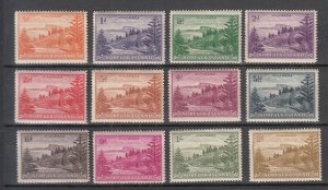 Norfolk Island - 1947 Views complete set Sc# 1/12 - MNH (9014)