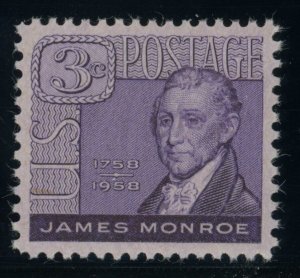 US Stamp #1105 James Monroe 3c - PSE Cert - XF-SUP 95 - MNH - SMQ $35.00