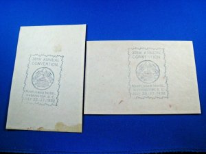 UNITED STATES -1932 -  APS 38th CONVENTION STAMPPED LOGOS  (stp73)