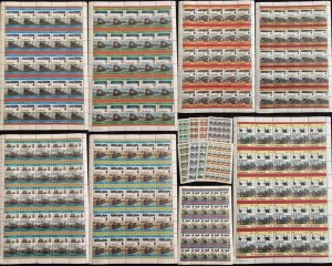 St Vincent TRAINS MNH x8 Sheets(400 Stamps)  (BLK08 )