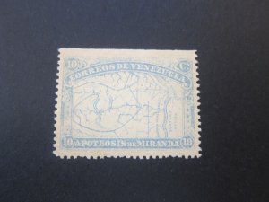 Venezuela 1896 Sc 138 (small thin) MH