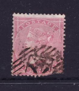 Great Britain a QV 4d rose from the 1855 series used