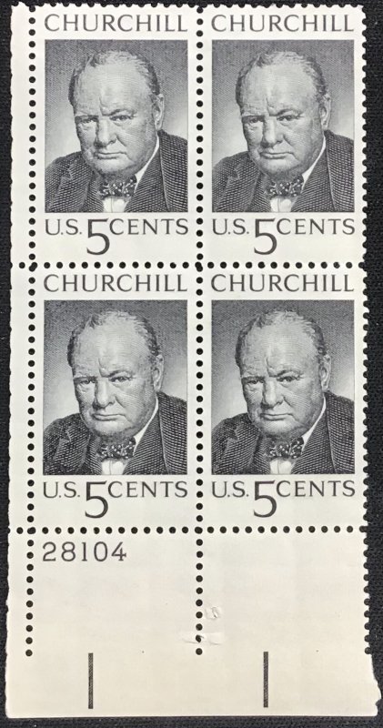 US #1264 MNH Plate Block CV$1.00 LL 28104